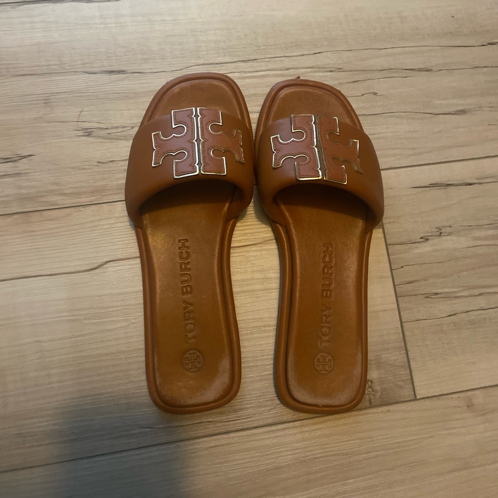Tory burch slide sandals